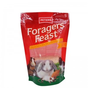 plastic zakje met ritssluiting, opstaand zakje, groothandel in snacks en voedsel voor huisdieren