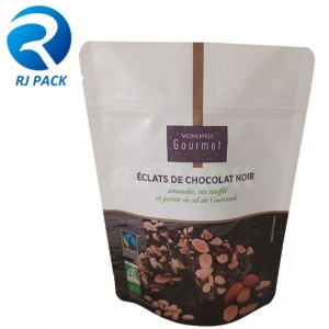 Groothandel digitaal printen Kraft Paper doypack met ritssluiting